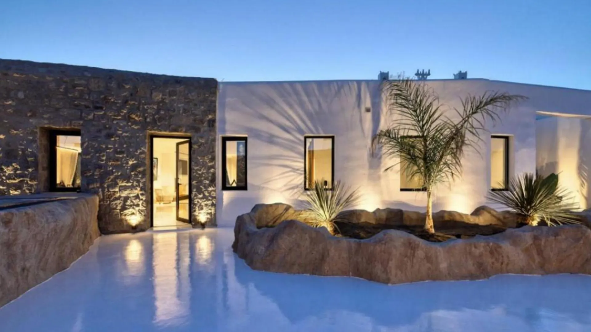 Exquisite Mykonos Villa Villa Apocryphos 6 Bedrooms Unique Aegean Sea Views Private Infinity Pool Indoor Cave Heated Pool Outdoor Jacuzzi, Glastros  Greece