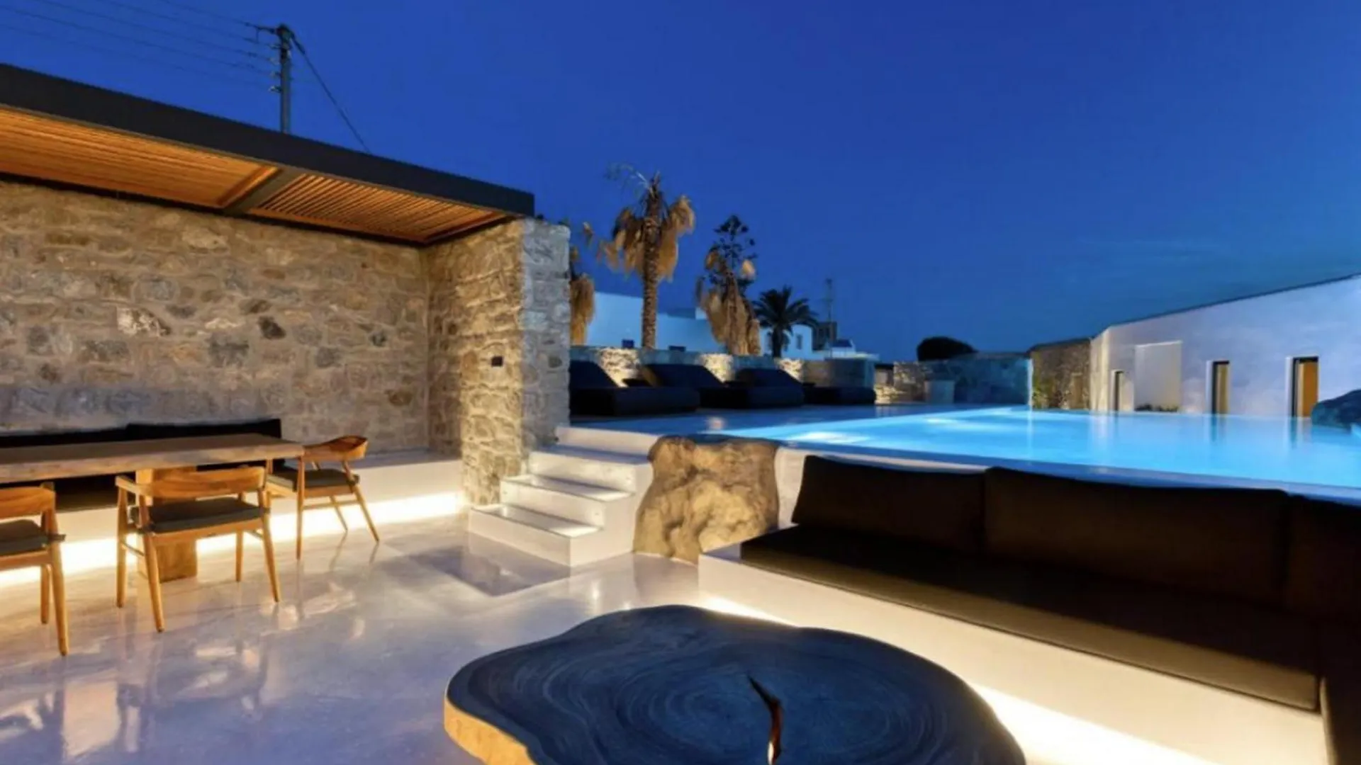 Exquisite Mykonos Villa Villa Apocryphos 6 Bedrooms Unique Aegean Sea Views Private Infinity Pool Indoor Cave Heated Pool Outdoor Jacuzzi, Glastros  Greece